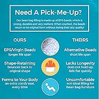 Vista 8 de Factory Direct Partners 13303-AQ Cali Little Bear Sack - Puf, tela Oxford recubierta resistente a la suciedad, color aguamarina (paquete de 2)