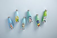 Vista 9 de Maxwell and Williams Pete Cromer - Botella de agua aislada con diseño de Kingfisher Azure, acero inoxidable sin BPA, verde azulado, 16.9 fl oz