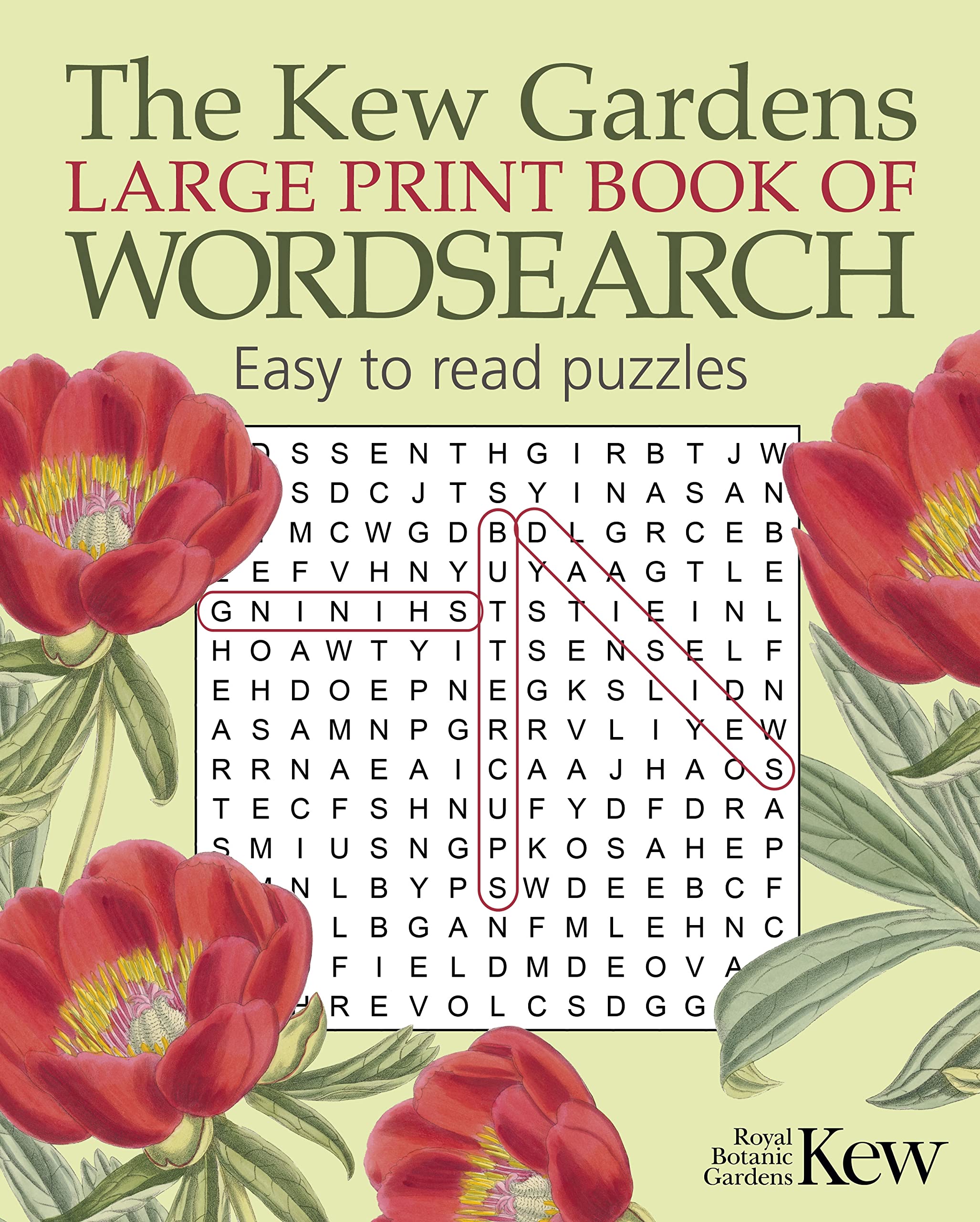 The Kew Gardens Large Print Book of Wordsearch (Kew Gardens Arts & Activities)