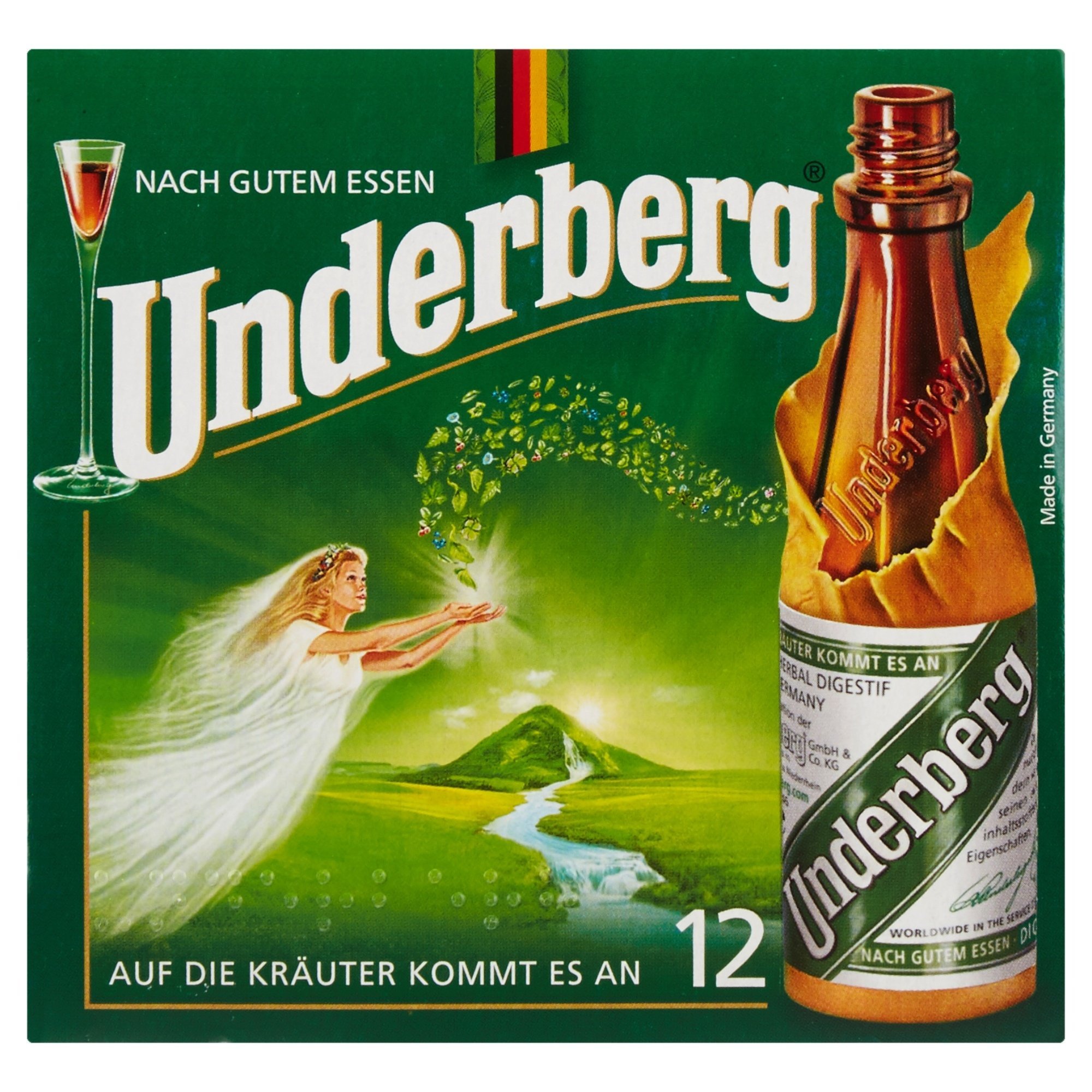 Underberg Kräuter, 12 x 20ml