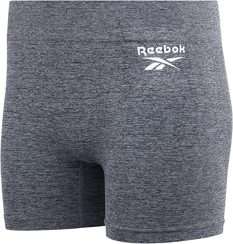 Miniatura 5 de Reebok Ropa interior corta para mujer Paquete de 2 calzones cortos de rendimiento de longitud media Ropa interior sin costuras para mujer (S-XL)