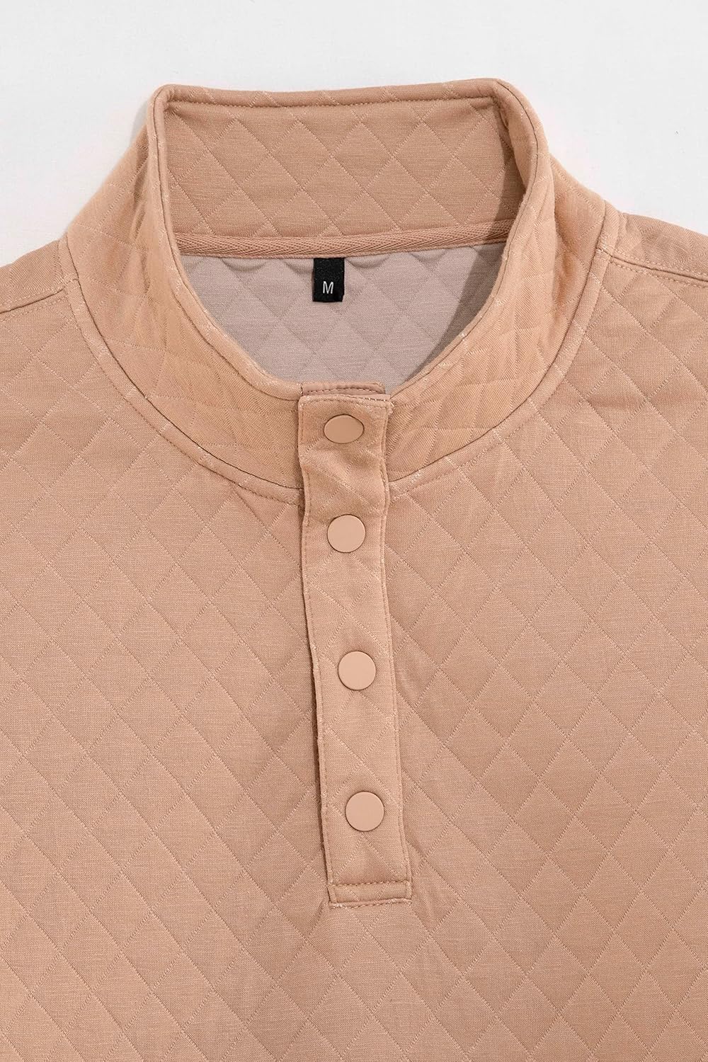 ZENTHACE Men's Ultra Soft Quilted 1/4 Snap Fleece Pullover Sweatshirt Jacket Long Sleeve Mountain Outdoor Shirt - Image 5