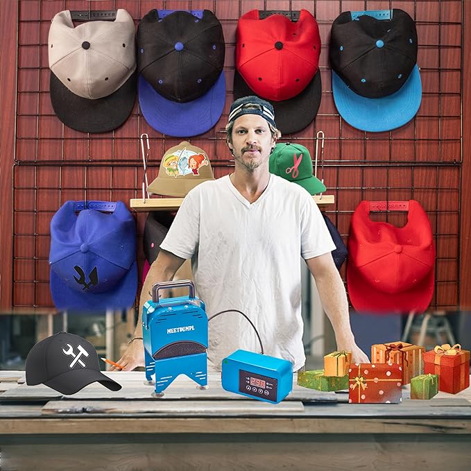 Prensa Térmica para Gorras MEETDUMPL, Placa Curva 15.6x8.4 cm miniatura 2