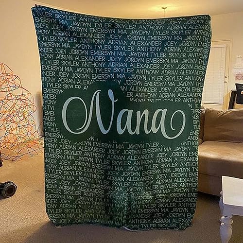 Miniatura 4 de Manta de forro polar personalizada para el día de la madre, hija, hijo, niños, nombre a mi madre, día de la madre, manta personalizada con nombre,