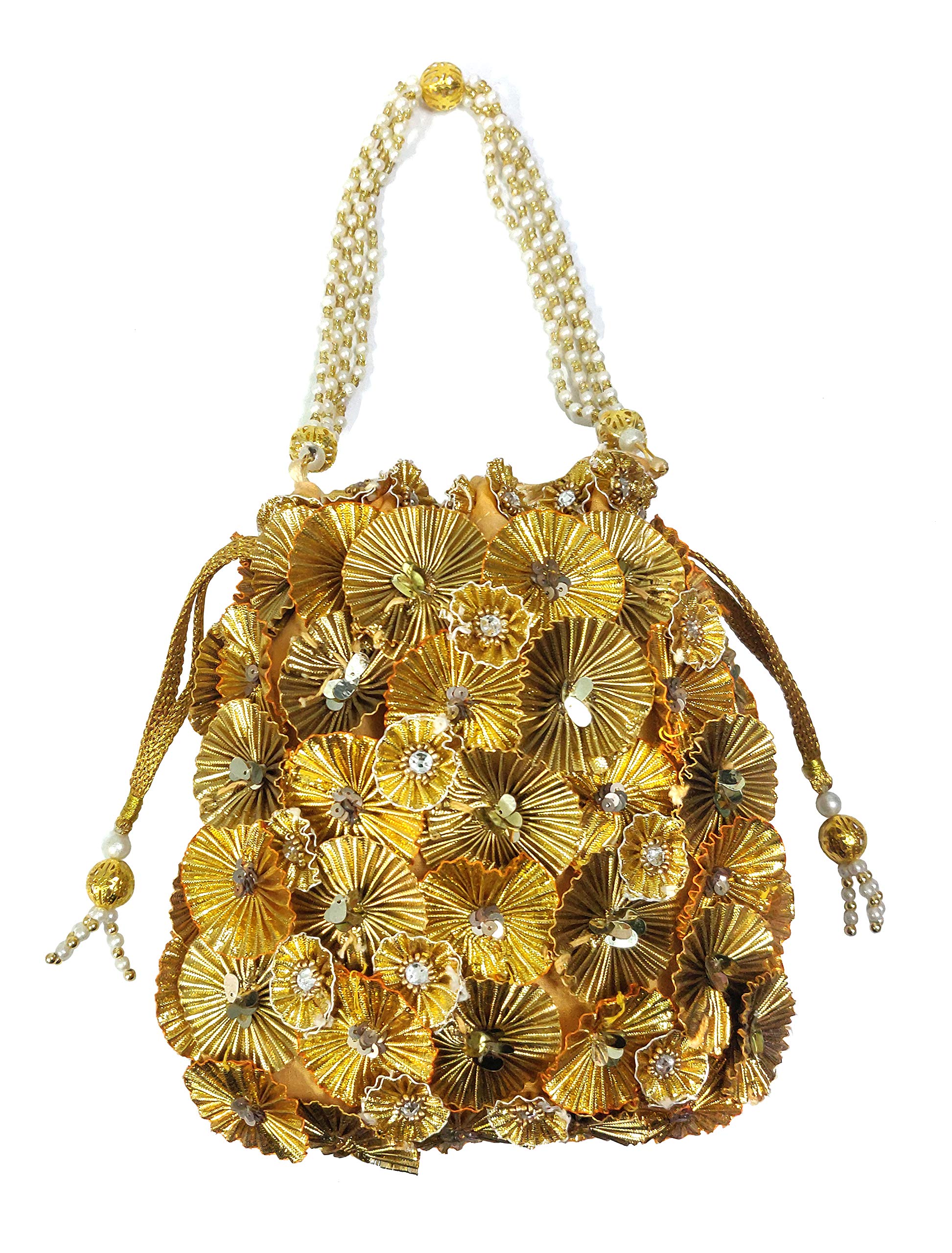 duchess Women's and Girl's Golden Potli Bag-picture-19