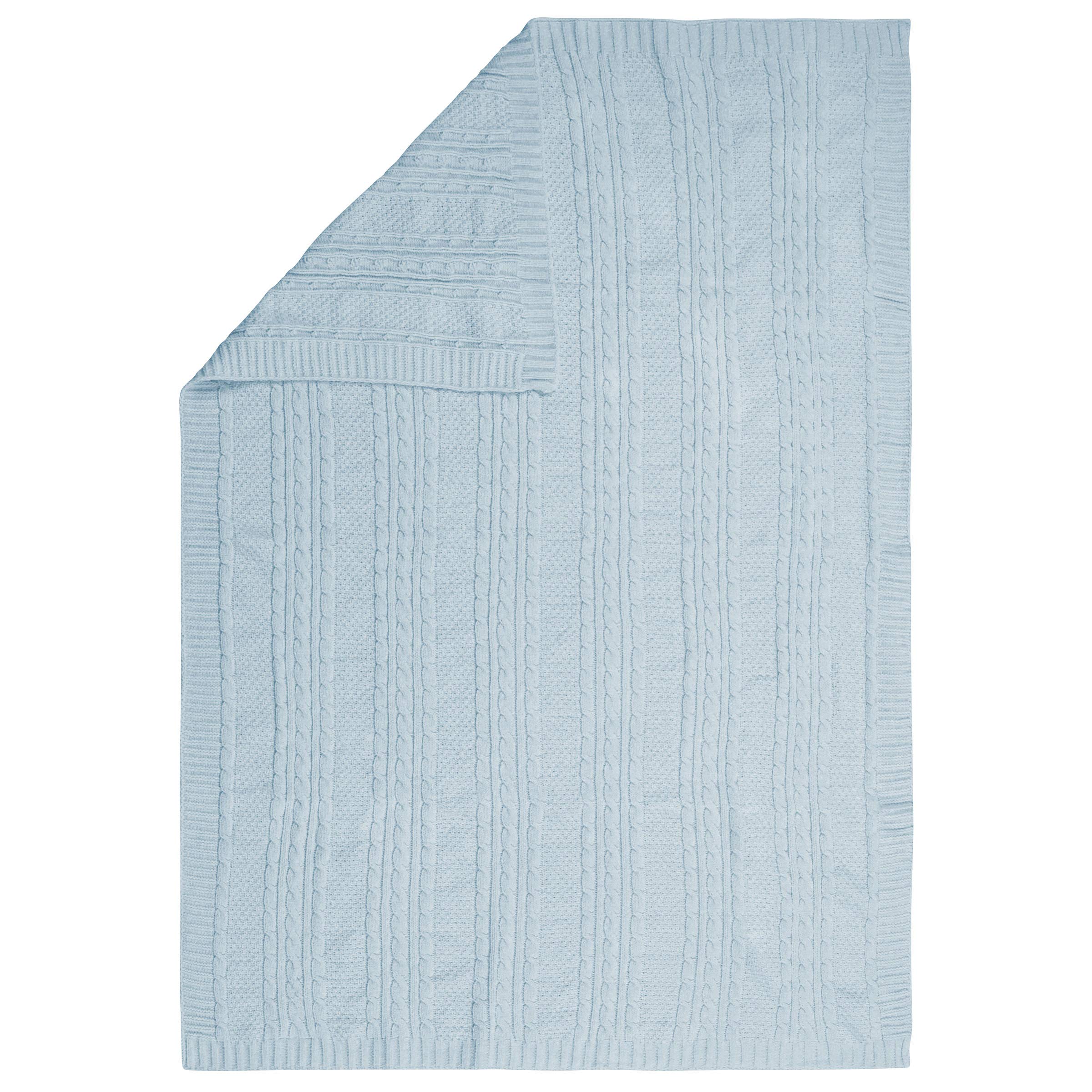 Couverture chenille bleue Stephen Joseph comme cadeau de naissance idéal