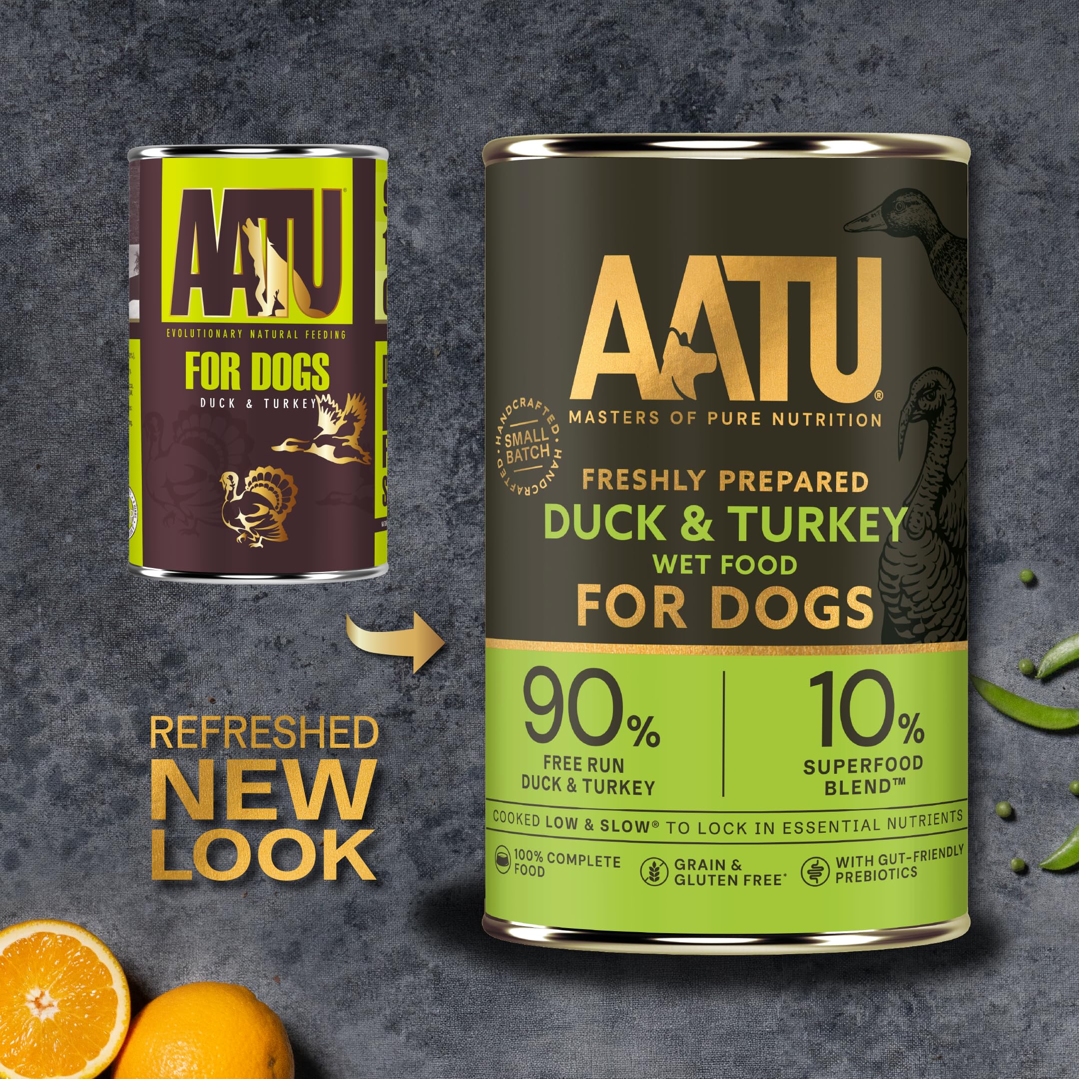 Amazon.co.jp: AATU（アートゥー） ドッグ ウェット 缶 ダック