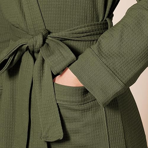 Miniatura 4 de Tienda Essentials Bata ligera de punto gofre de longitud media para mujer (disponible en tallas extragrandes)