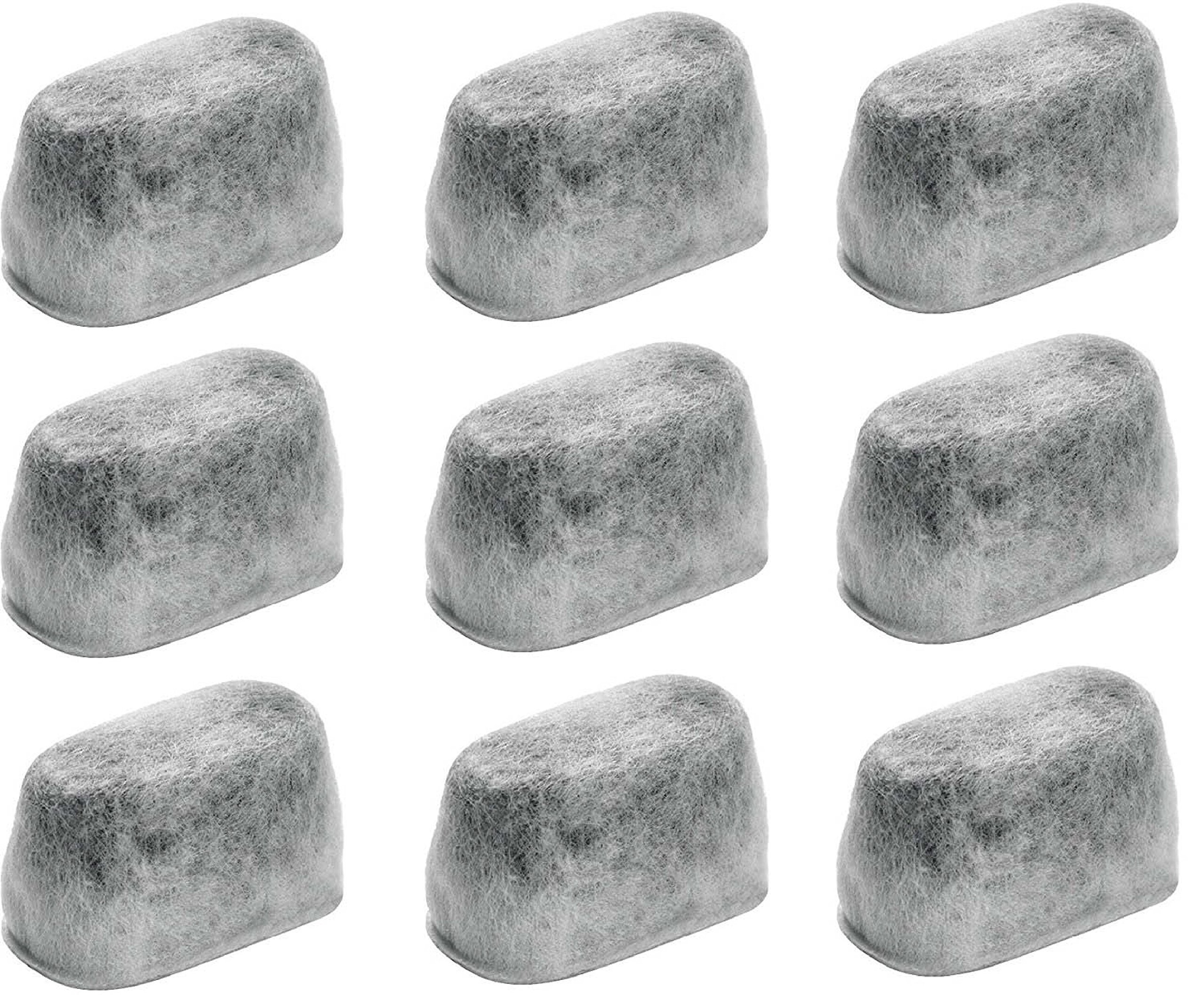 Nispira Charcoal Water Filter Replacement Compatible with Kitchenaid Coffee Maker KCM11WF - 9 Filters