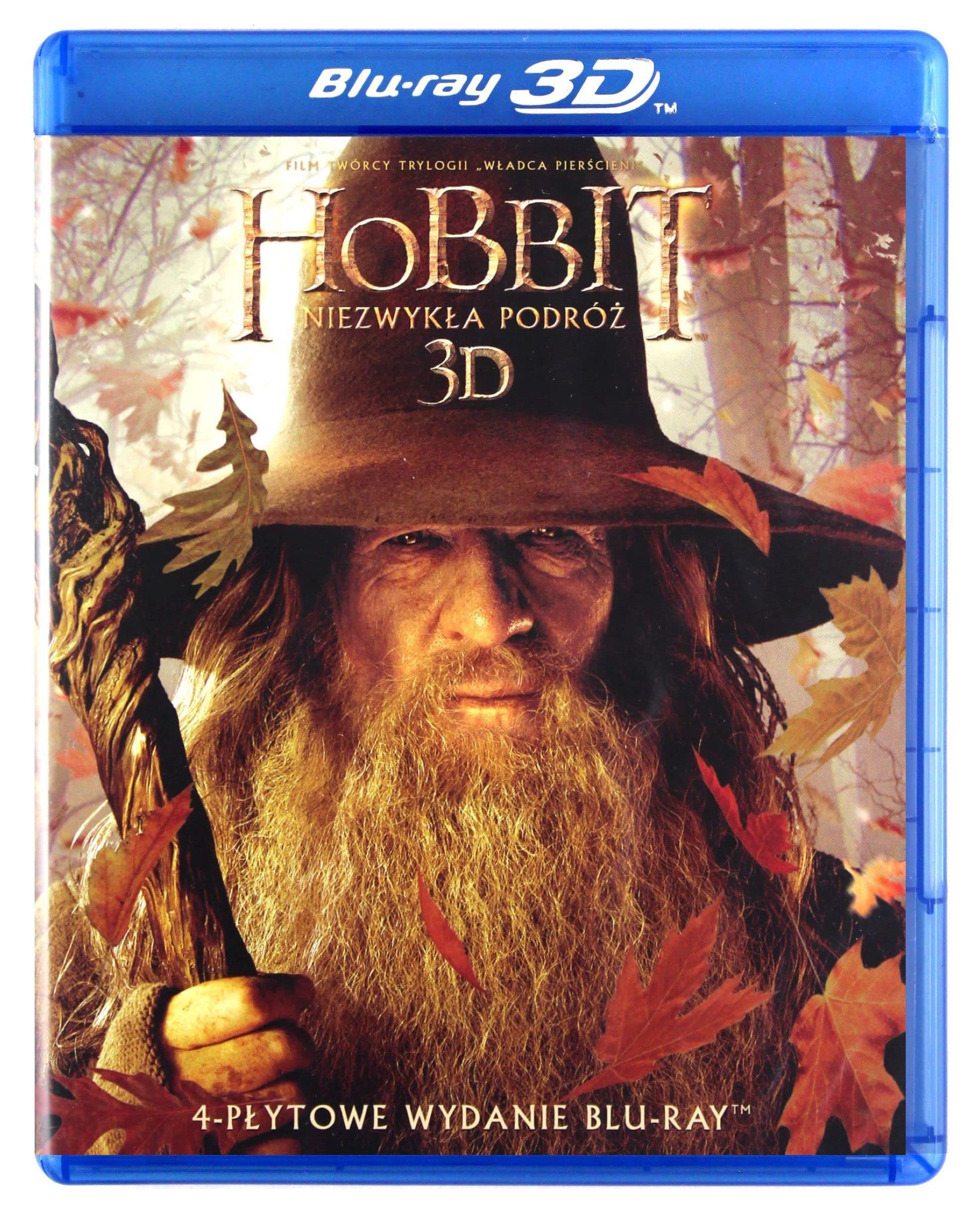 MOVIE/FILM-HOBBIT: NIEZWYKLA PODROZ (4BD)