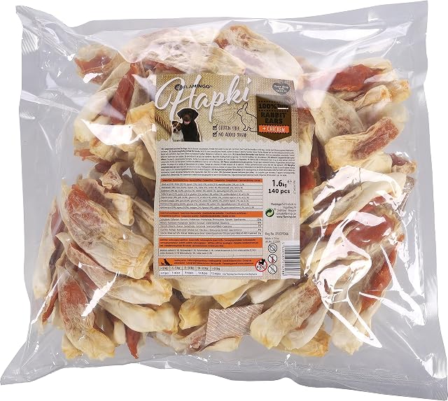 Flamingo HAPKI Rabbit Ears with Chicken, 10 cm, 140 Pieces, 1.6 kg