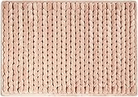Vista 8 de MICRODRY SoftLux Braided Bath Mats for Bathroom, Super Absorbent Bath Mat, Charcoal Infused Memory Foam Bathroom Rugs with GripTex Skid-Resistant