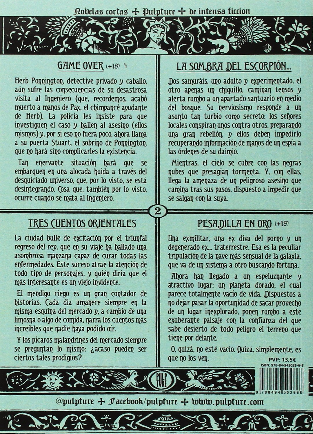 Novelas cortas de intensa ficción nº2: 2 (Popular Stories)