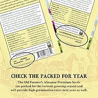 Vista 5 de The Old Farmer's Almanac Marigold Seeds (Crackerjack Mix) - Approx 400 Flower Seeds - Premium Non-GMO, Open Pollinated