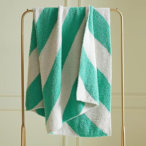 Miniatura 3 de Manta de microfibra mullida para sofá, reversible, acogedora y cálida para todas las estaciones, manta de felpa de lujo para cama