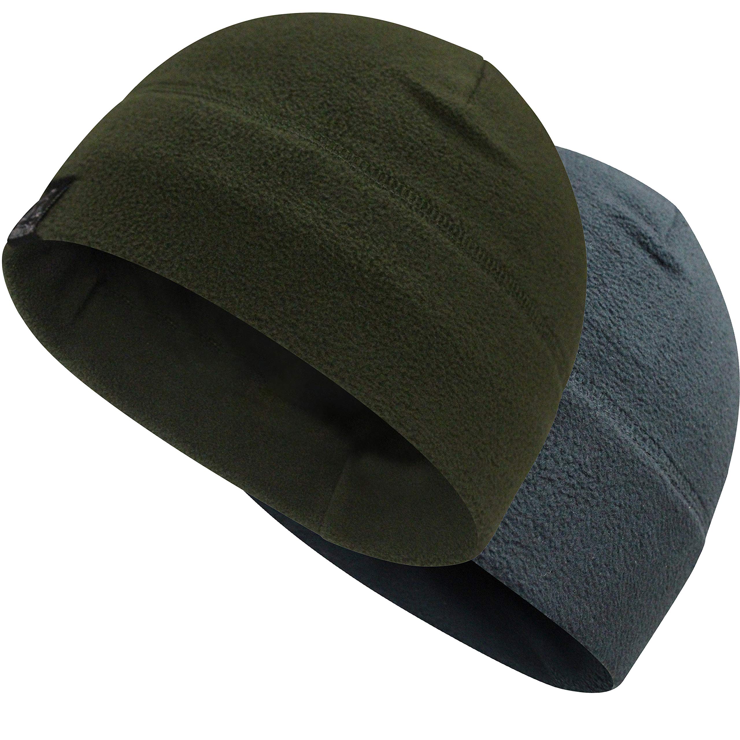 Temple Tape Tactical Fleece Watch Cap Beanie – Skull Cap Fleece Hat - Mens & Women