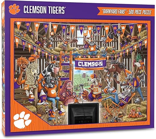 Miniatura 5 de YouTheFan NCAA Barnyard Fans - Rompecabezas de 500 piezas