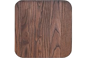 Replacement Seats for Colorful Metal Bar Stools in Rustic Walnut Wood