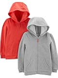 Girls 2-Pack Fleece Full-Zip Hoodies