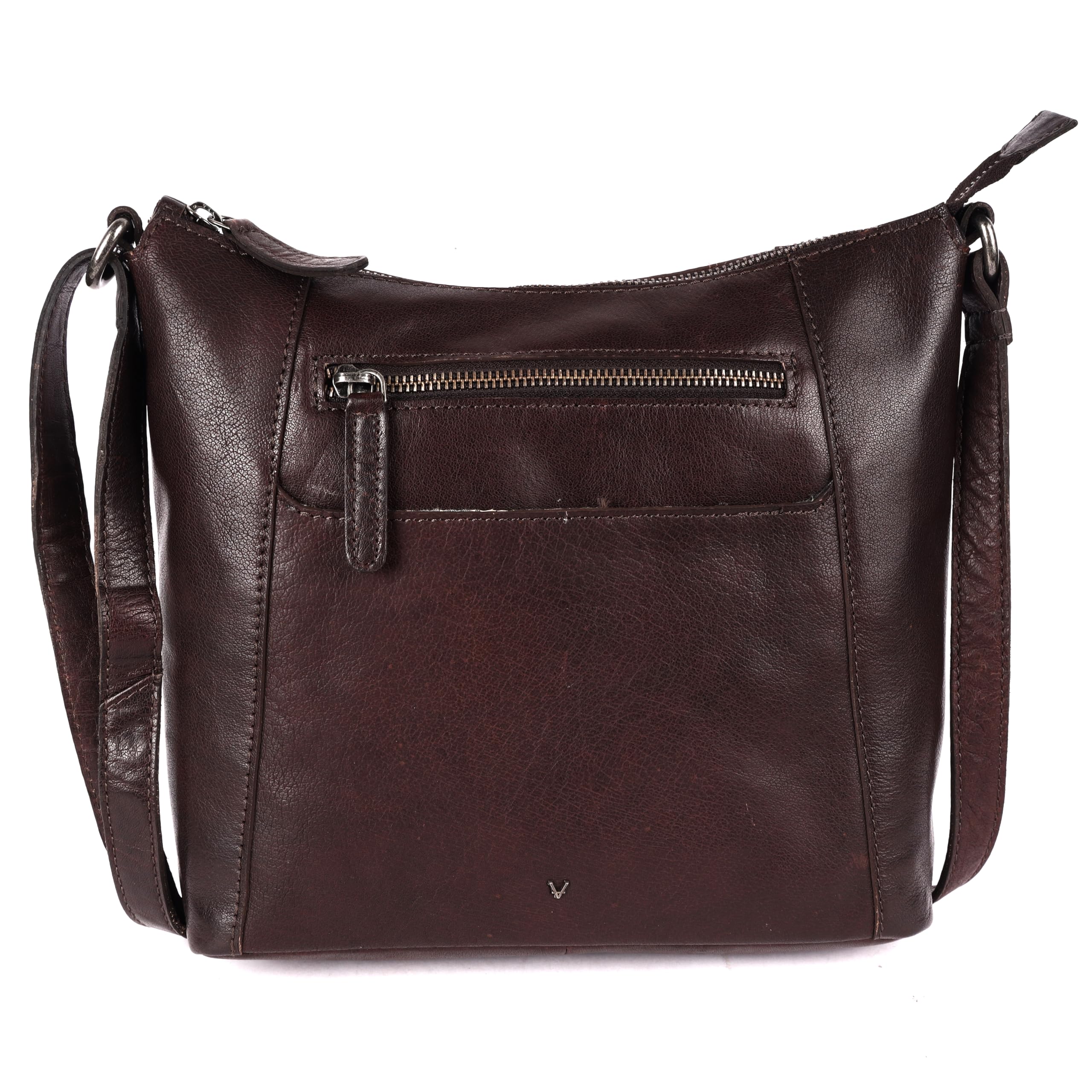 VILENCA HOLLAND 9.5 Inch Genuine Leather Crossbody Sling Bag for Women - Trendy Casual Office Bag with Adjustable Strap