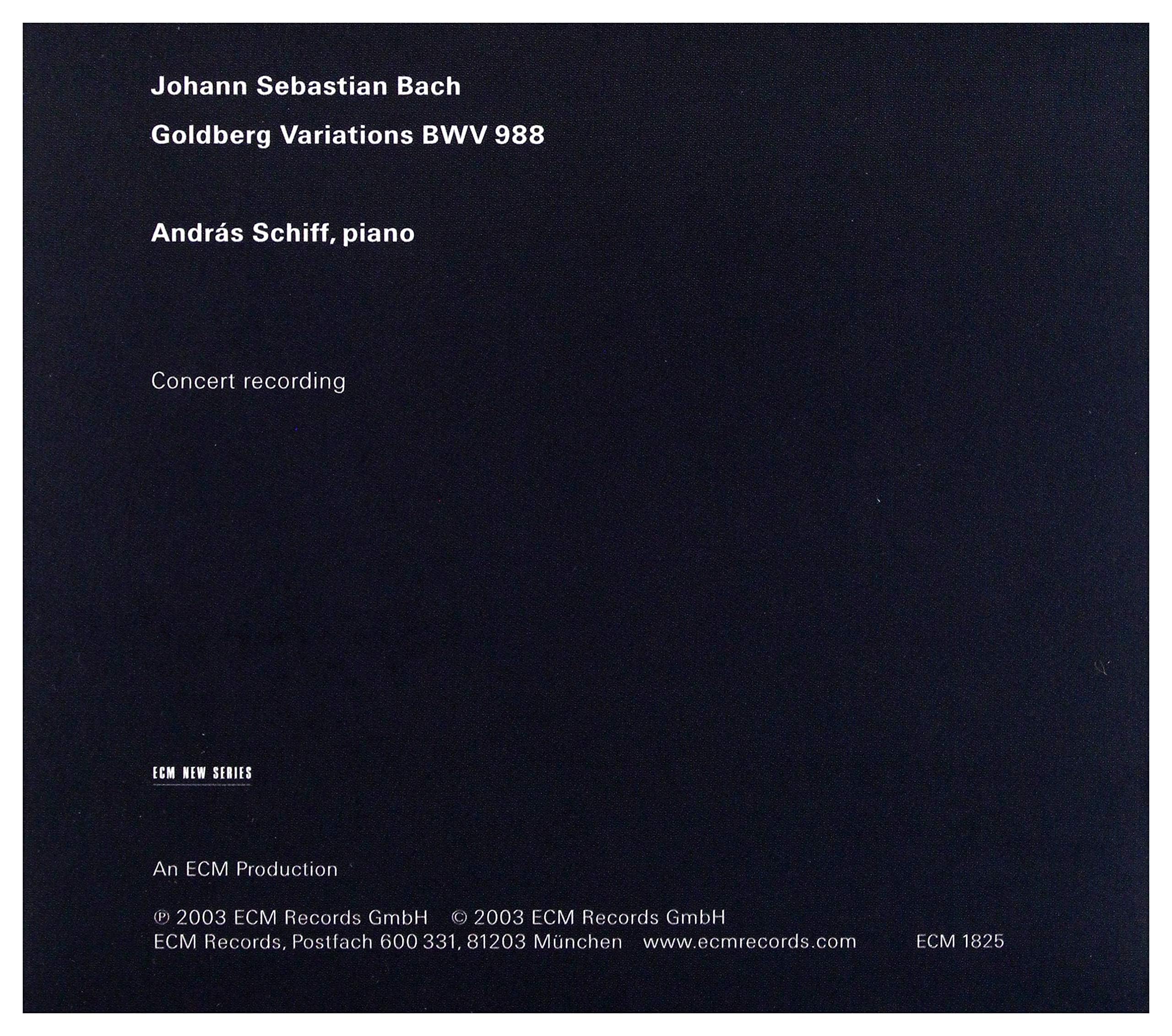 J.S. Bach: Goldberg Variations