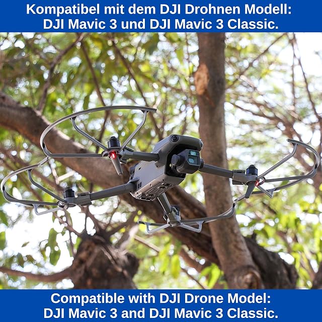 Foto 4 de 8 de Protector de hélice para drone con tren de aterrizaje, compatible con DJI Mavic 3 y Classic