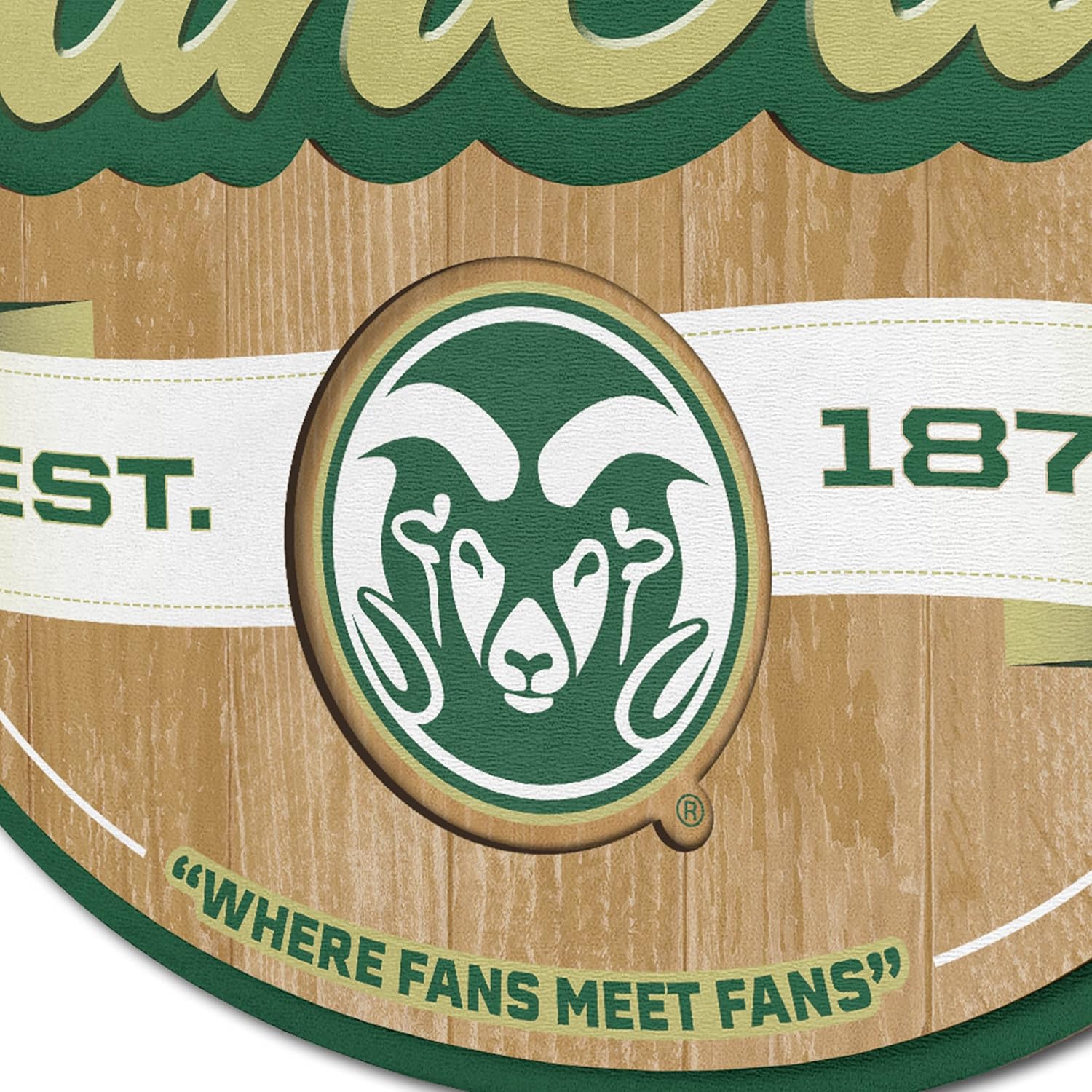 YouTheFan NCAA Officially-licensed FanCave 3D wall art - ready-to-hang, 3D multi-layered construction - floating wall mount design - Perfect fan gift