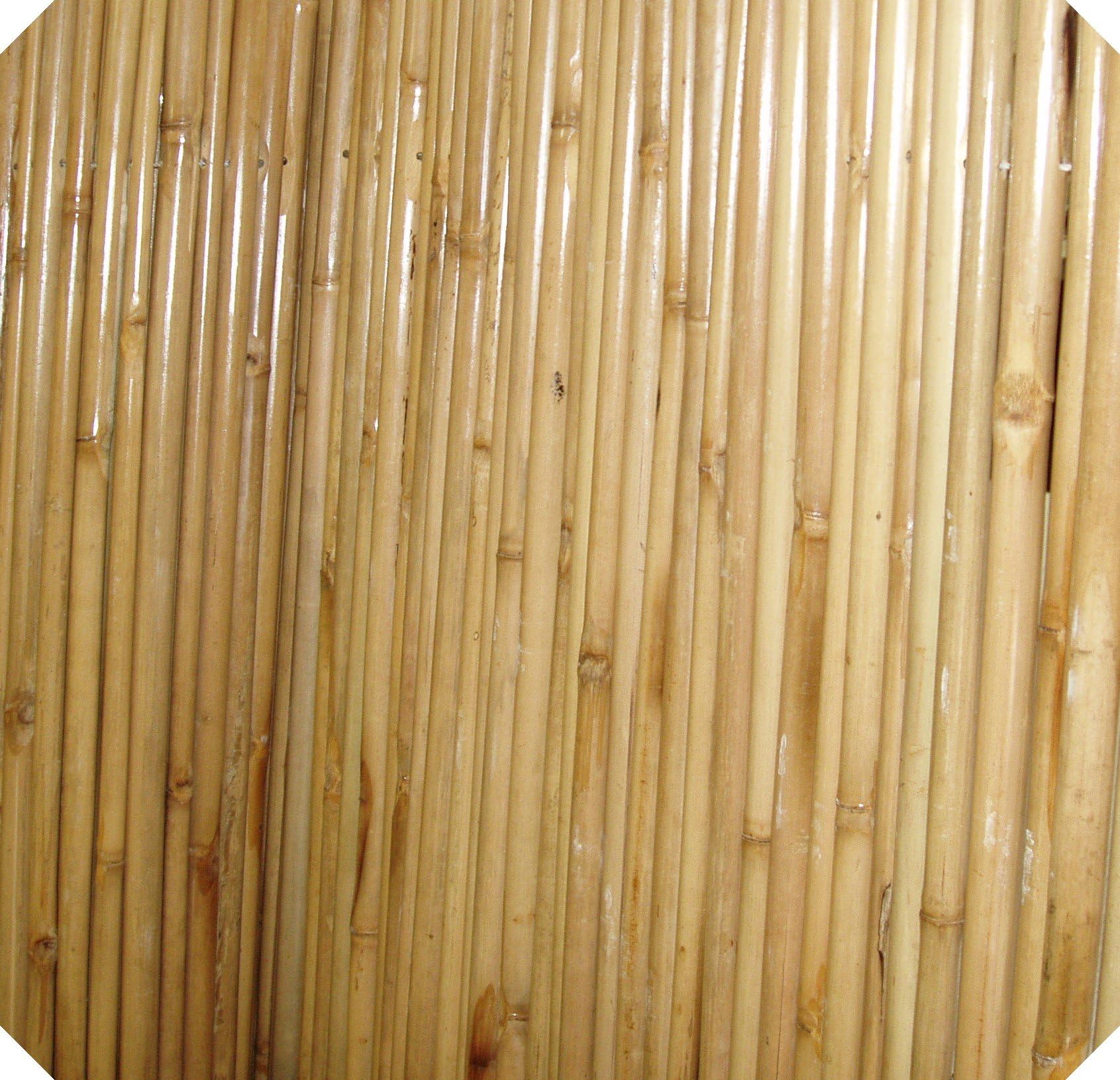 Wayside Fence Natural Heavy Duty Bamboo Fencing 4' x 6'