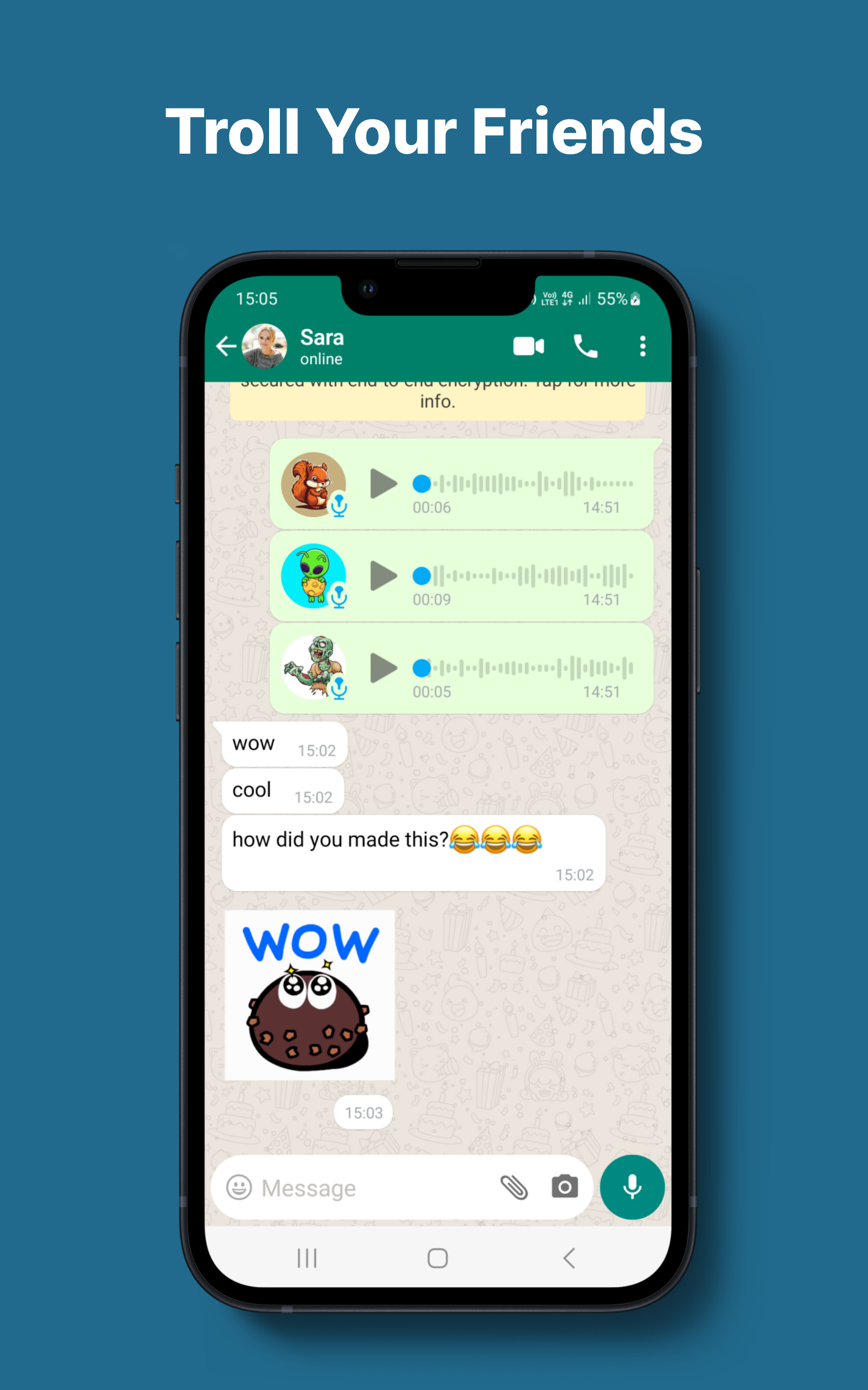 Voice Changer Audio Effects App on the Amazon Appstore