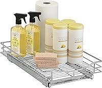 Vista 7 de LYNK PROFESSIONAL® Pull Out Cabinet Organizer, 11" x 21" Slide Out Drawers for Kitchen Cabinets - Sliding Pull-Out Pantry Shelves – Home Shelf Cromo
