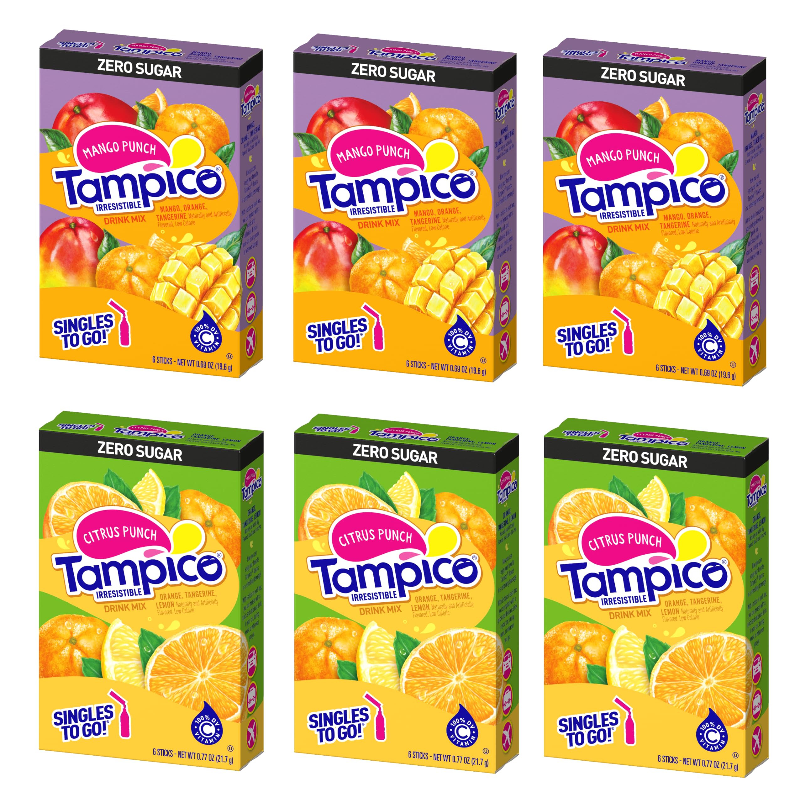 Amazon.com : SINGLES TO GO! Tampico Variety, Singles To Go