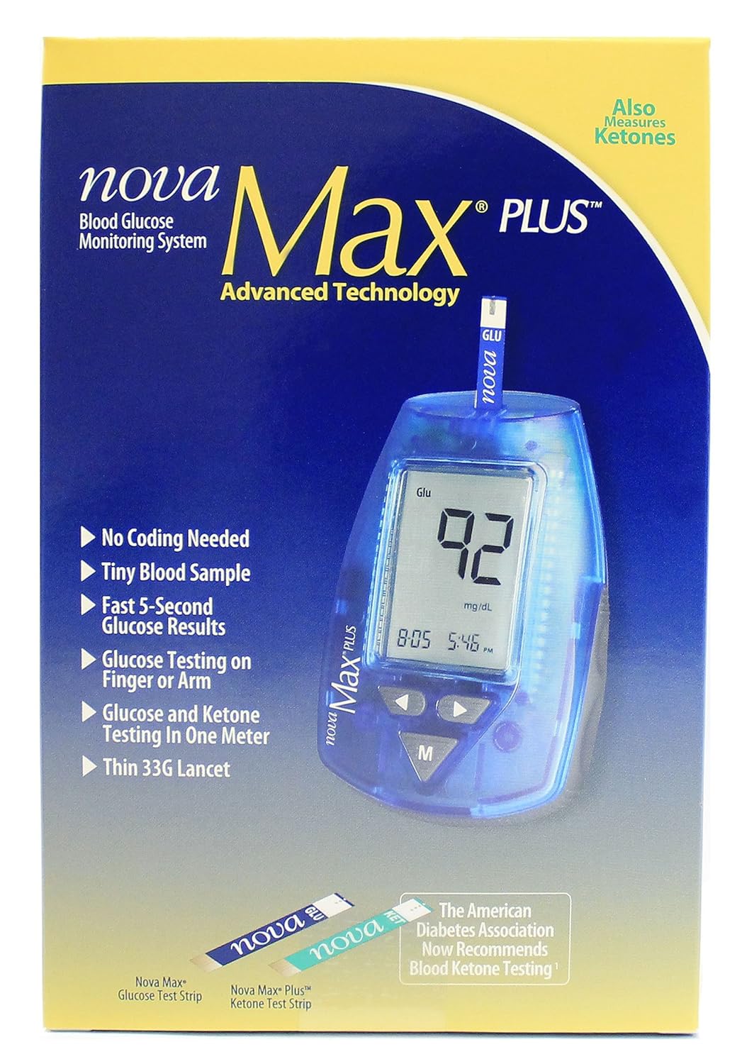 Nova Max Plus Glucose Meter Nova Max Plus Glucose Meter
