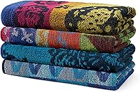 Ben Kaufman Terry Beach Towels 4-Pack - 100% Cotton Quick-Dry Oversized 30x60 Inch Pool & Beach Towels Assorted Colors