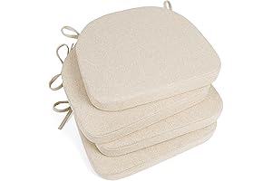 Tromlycs U-Shaped 16"x17" Non-Slip Indoor Dining Chair Cushions (Set of 4)