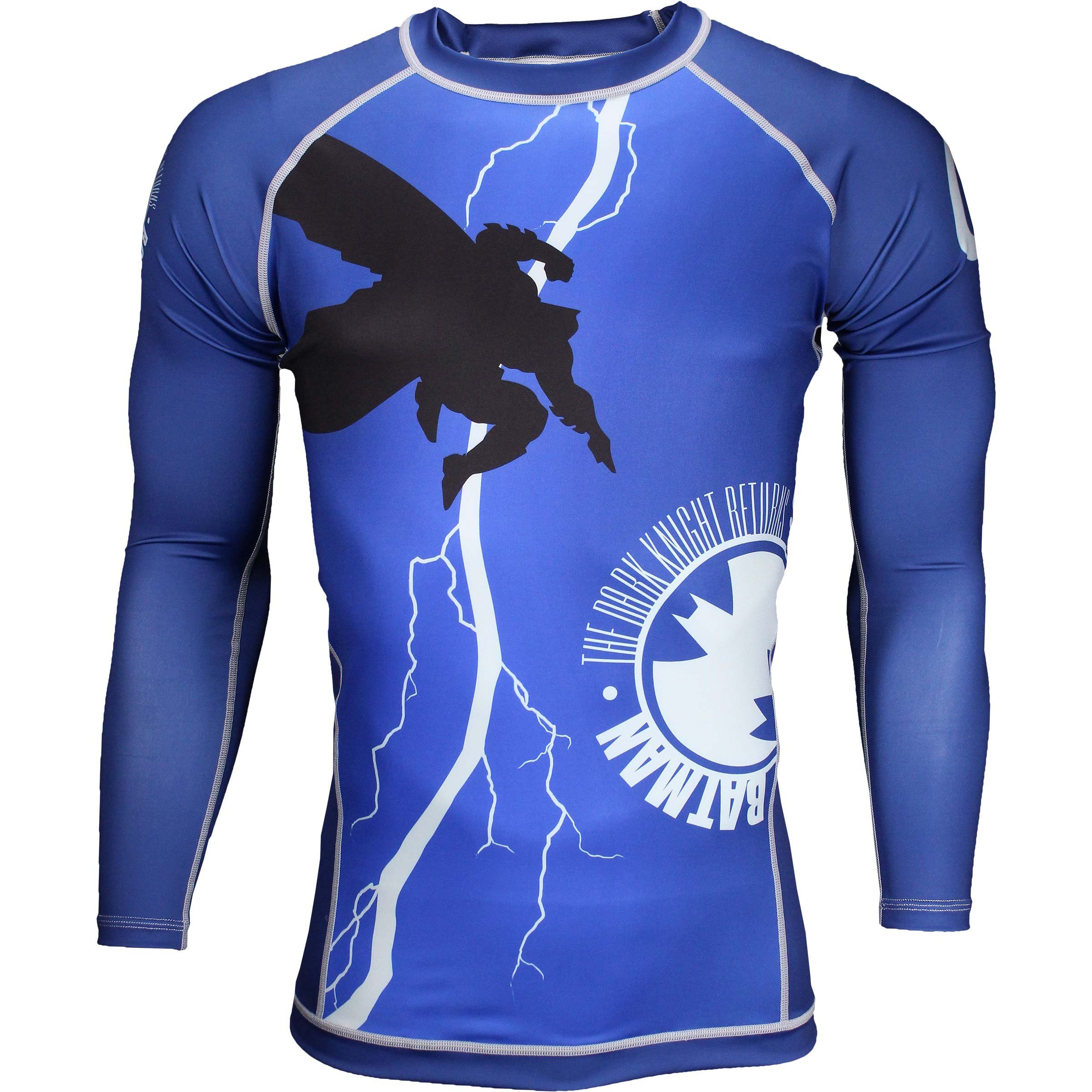 Fusion Fight Gear Batman The Dark Knight Returns Cover BJJ Rash Guard Compression Shirt