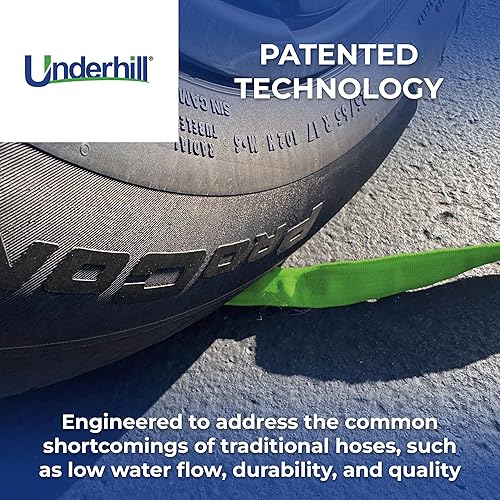 Miniatura 6 de ProLine - Manguera de agua de jardín de tela flexible, núcleo de goma, ligera, plegable, accesorios de extremo de aluminio, segura para agua