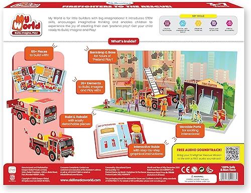 Miniatura 6 de Skillmatics Mi mundo: ¡Bomberos al rescate!