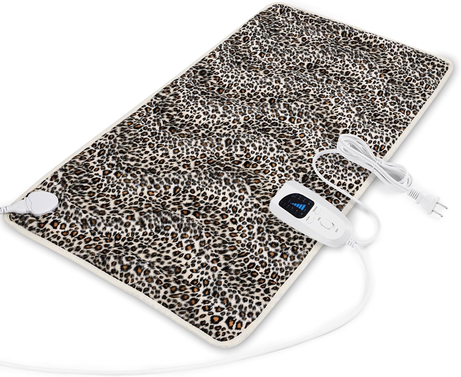 Heating Pad-Electric Heating Pads for Back,Neck,Abdomen,Moist Heated Pad for Shoulder,Knee,Hot Pad for Pain Relieve,Dry&Moist Heat & Auto Shut Off(Leopard Print, 33”×17”) Heating Pad-Electric Heating Pads for Back,Neck,Abdomen,Moist Heated Pad for Shoulder,Knee,Hot Pad for Pain Relieve,Dry&Moist Heat & Auto Shut Off(Leopard Print, 33”×17”)