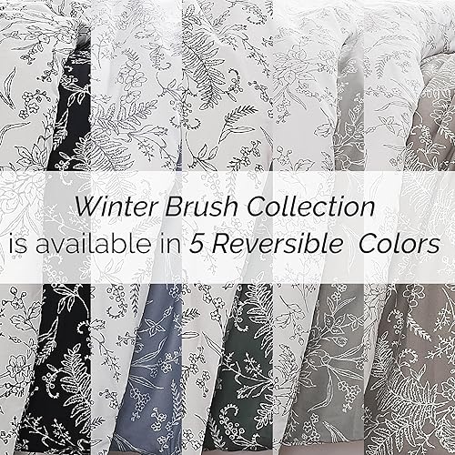 Miniatura 61 de Southshore Fine Living, Inc. Juego de edredón de 2 piezas, tamaño individual, juego de edredón floral con funda de almohada, pájaros y flores