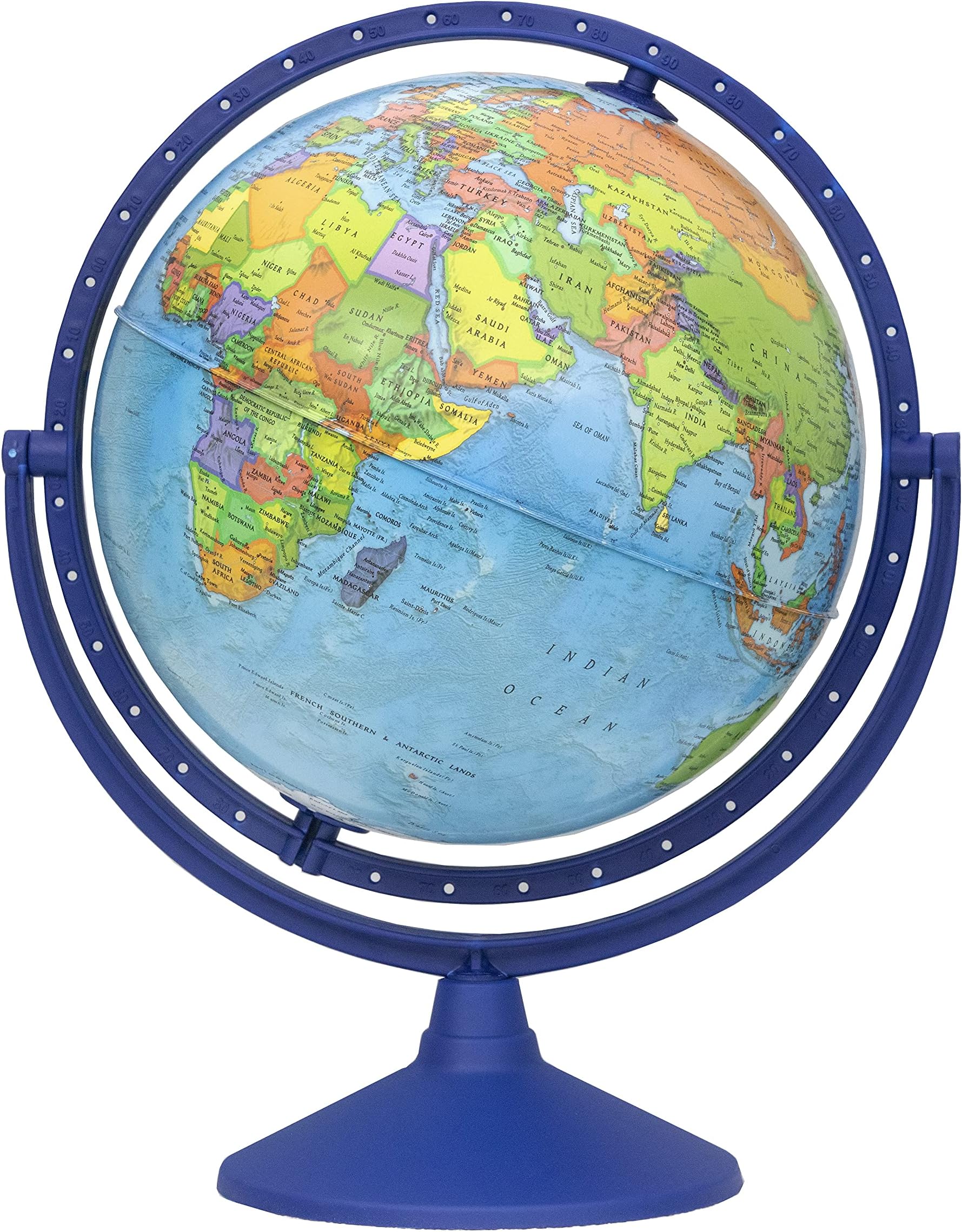 Exerz 30Cm Educational World Globe All Direction 360° Rotating - Diameter 30Cm