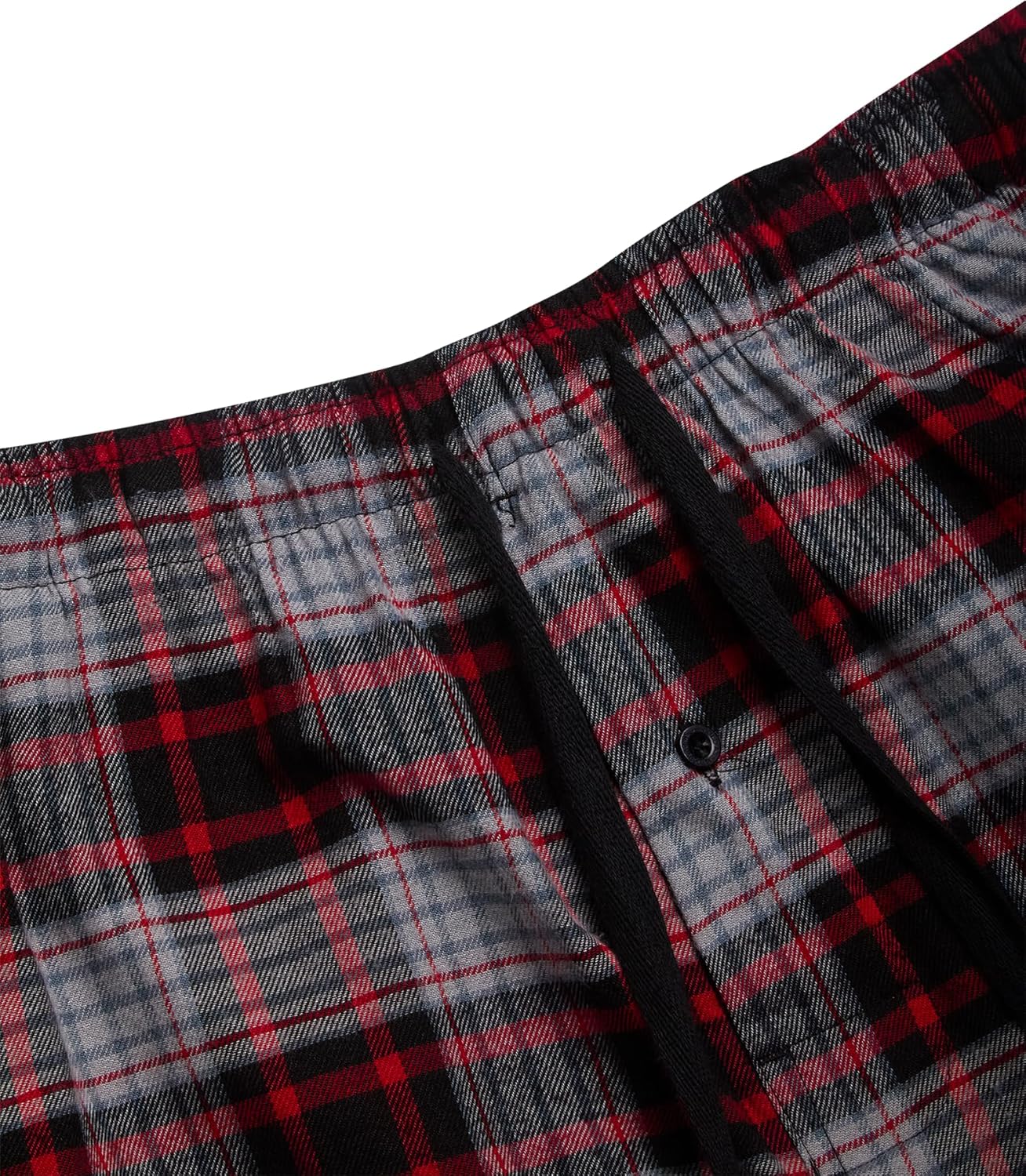 U.S. Polo Assn. Mens Thermal Pajama Set - 2 Piece Waffle Knit Long Sleeve Shirt and Plaid Pajama Pants for Men (S-XL) - Image 5