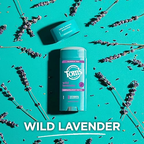 Miniatura 7 de Tom's of Maine Wild Lavender Desodorante natural para mujeres y hombres, sin aluminio, 3.25 onzas