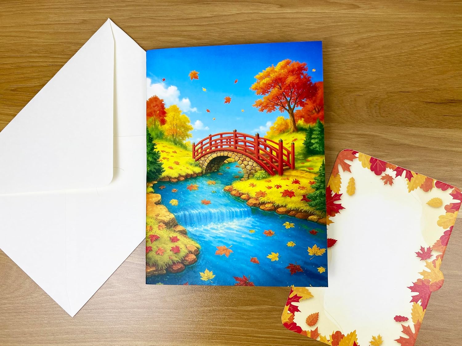 3D Pop Up Greeting Card – Handmade Maple Tree Card for Fall, Thanksgiving, Birthday, Anniversary – Laser Cut Autumn Card with Envelope – Unique Seasonal Gift for Men, Women, Friends, Family - Image 5