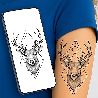 Custom Temporary Tattoo from Your Image – Personalized Waterproof Fake Tattoo Printed from Photo, Art or Design – Removable & Skin-Safe Body Sticker for Adults