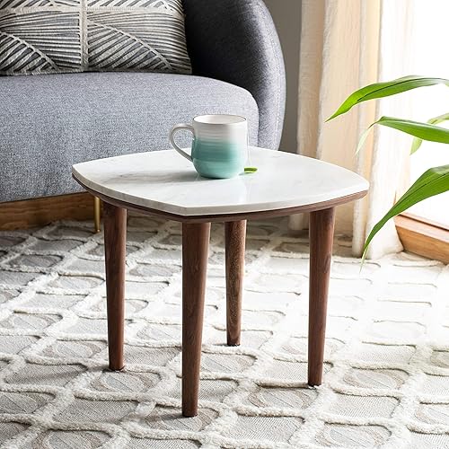 Home Collection Lara Wash and White Marble Side Table