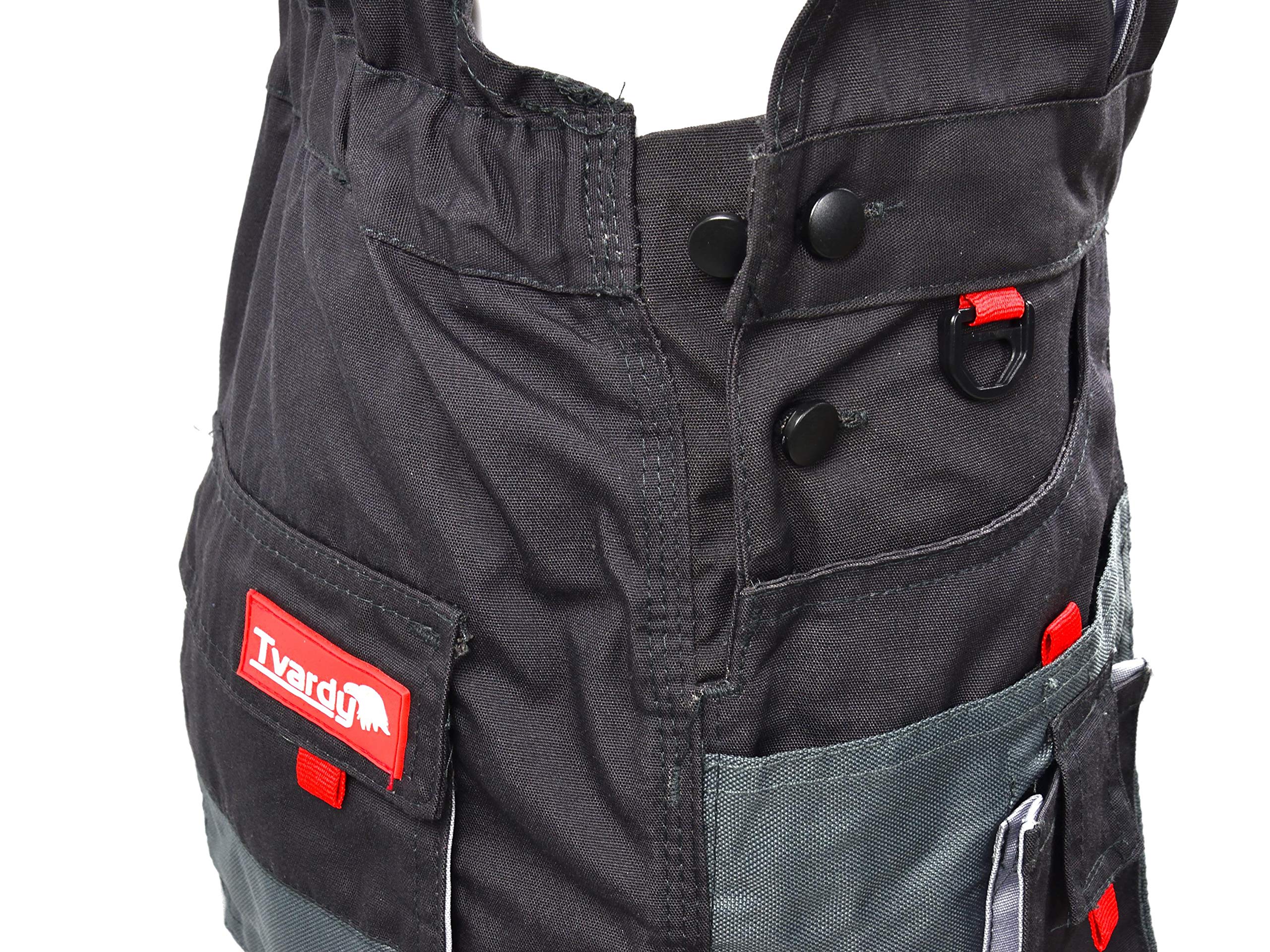 Pantalon de Travail pour homme, pantalon à bretelles Pantalon à bretelles avec plusieurs poches - Taille: L