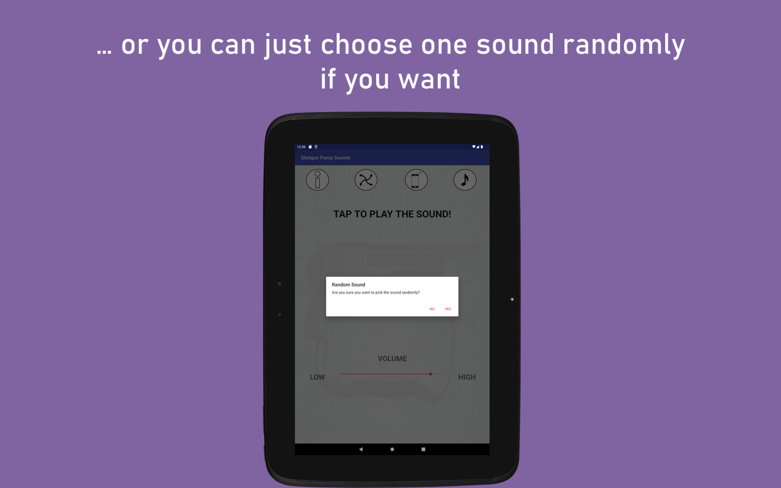Shotgun Pump Sounds App on Amazon Appstore