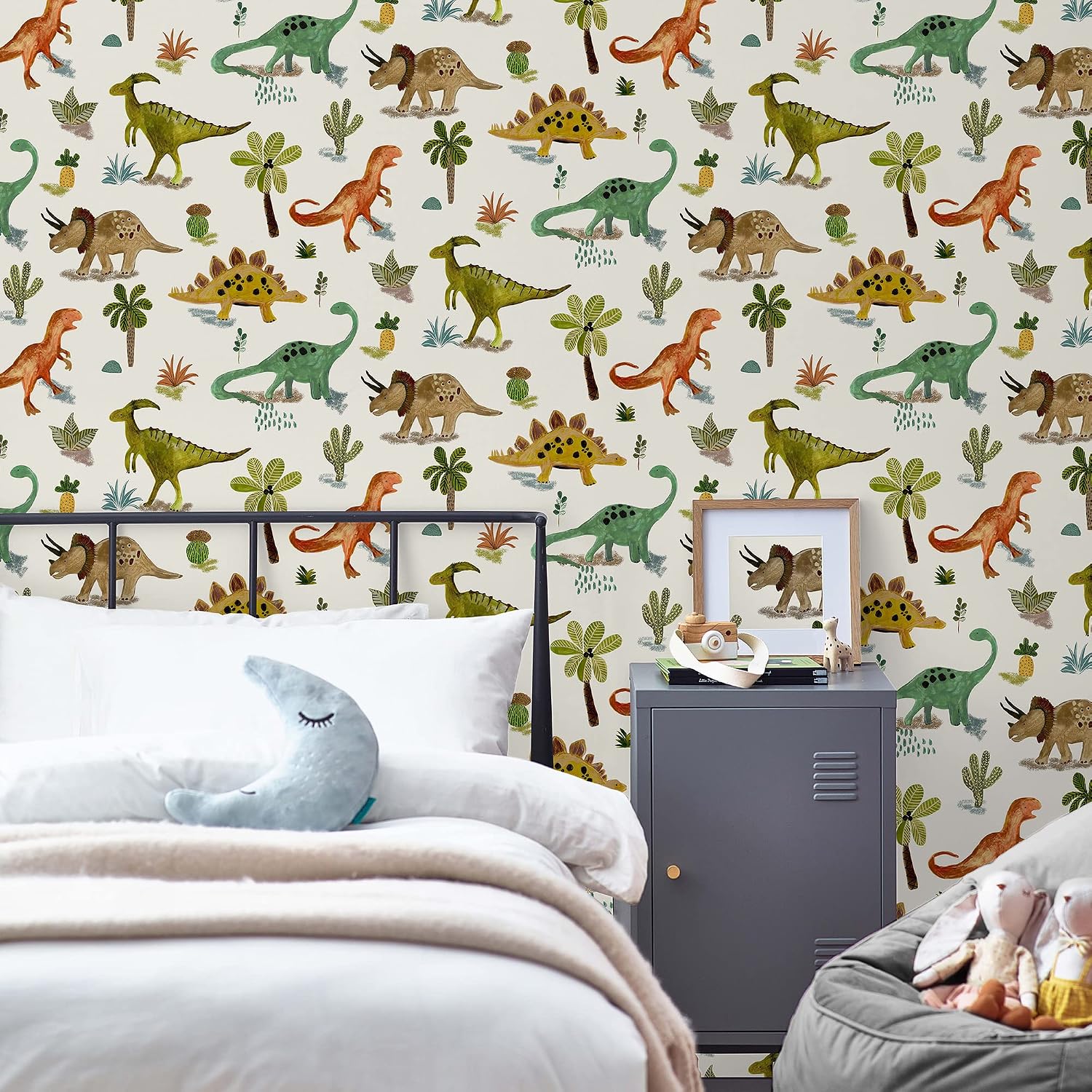 NEXT Prehistoric Dinosaur and Friends Natural Wallpaper