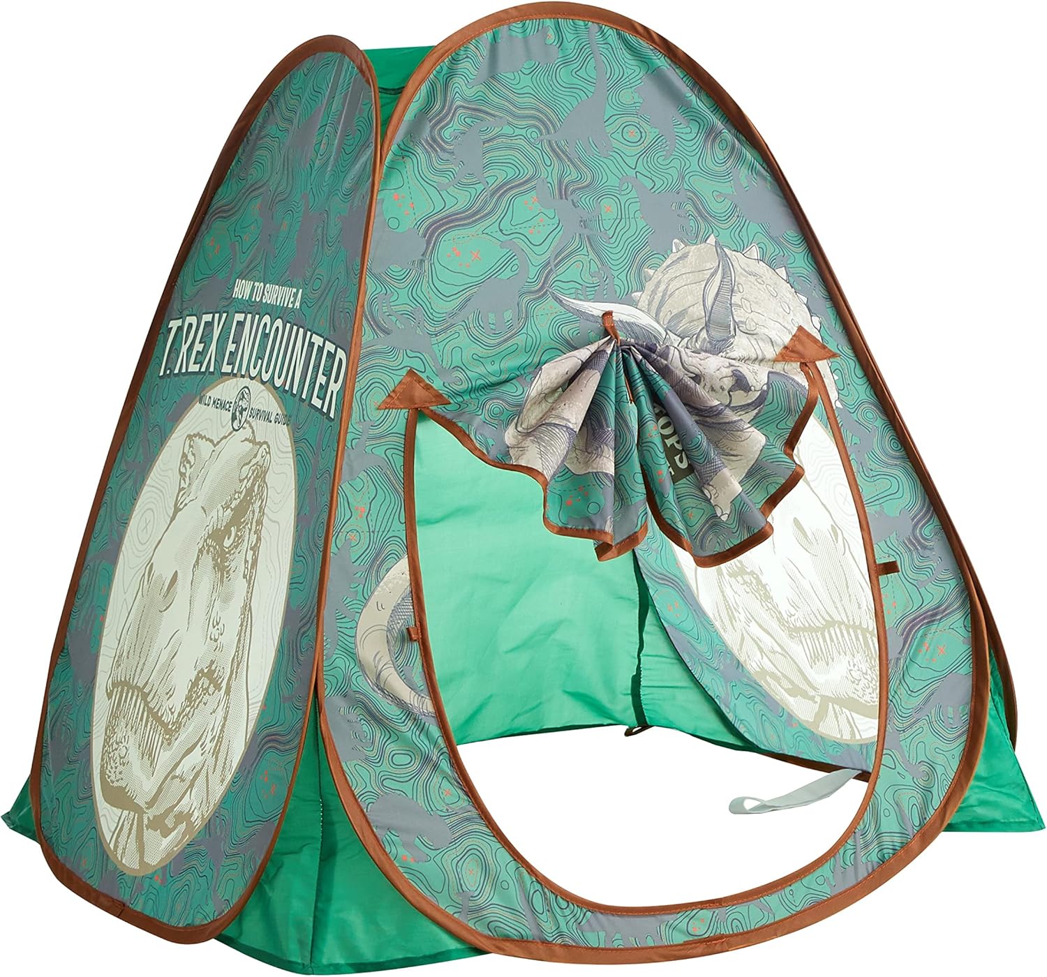 Amazon.com: Idea Nuova Jurassic World Dinosaur Collapsible Pop Up Play ...