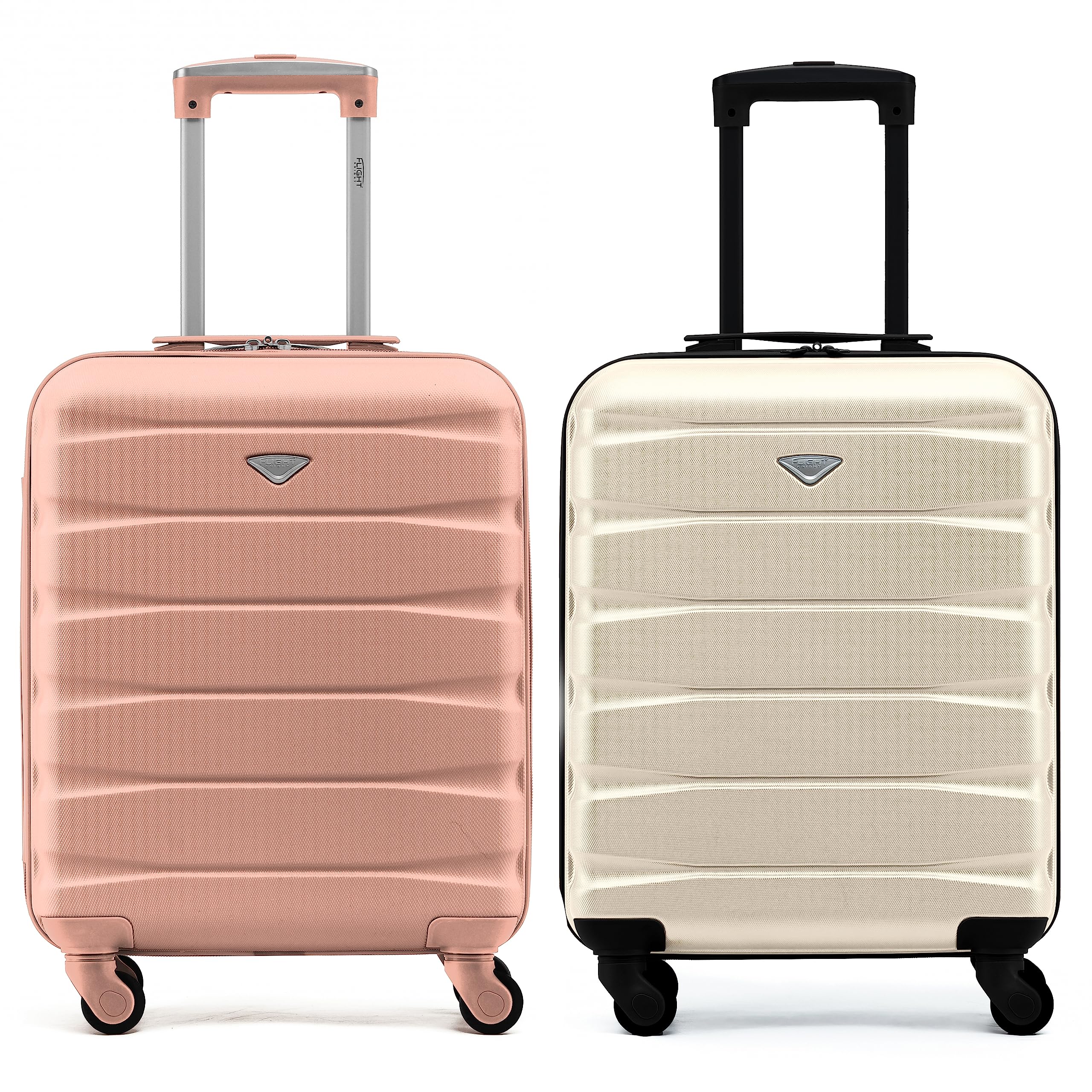 Flight Knight Suitcase Set of 2 Lightweight 4 Wheel ABS Hard Case Cabin Carry On Hand Luggage Approved for Over 100 Airlines Including easyJet, British Airways, Ryanair & Many More 55x35x20cm — view 87